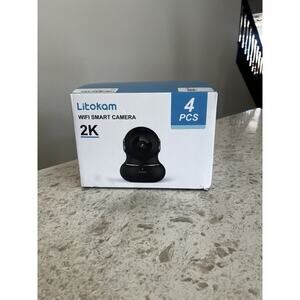 LITOKAM WIFI SMART CAMERA 4PCS - Black